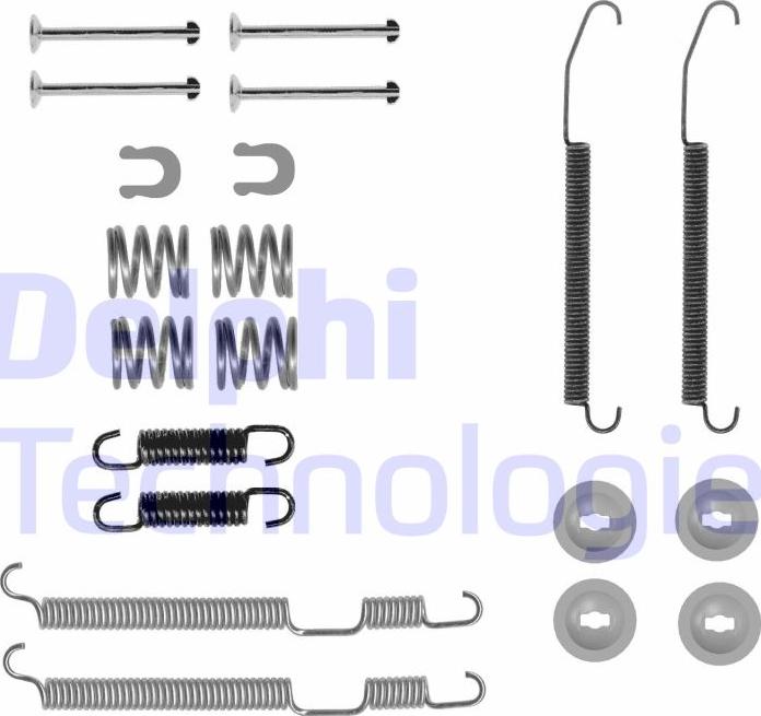 Delphi LY1440 - Piederumu komplekts, Bremžu loki www.autospares.lv