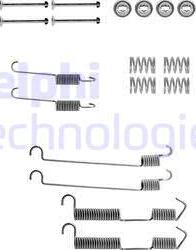 Delphi LY1054 - Комплектующие, барабанный тормозной механизм www.autospares.lv