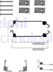 Delphi LY1120 - Piederumu komplekts, Bremžu loki www.autospares.lv