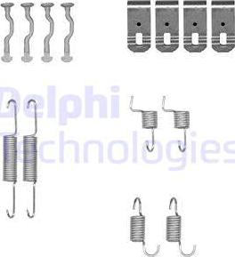 Delphi LY1351 - Piederumu komplekts, Stāvbremzes mehānisma bremžu loks www.autospares.lv