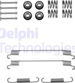 Delphi LY1365 - Piederumu komplekts, Bremžu loki www.autospares.lv