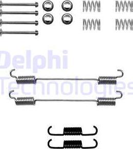 Delphi LY1301 - Piederumu komplekts, Bremžu loki www.autospares.lv