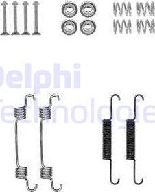 Delphi LY1381 - Piederumu komplekts, Stāvbremzes mehānisma bremžu loks www.autospares.lv