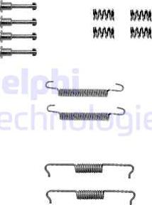 Delphi LY1330 - Piederumu komplekts, Stāvbremzes mehānisma bremžu loks www.autospares.lv