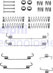 Delphi LY1331 - Piederumu komplekts, Bremžu loki www.autospares.lv