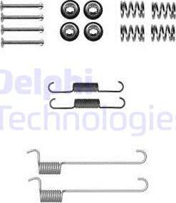 Delphi LY1379 - Piederumu komplekts, Stāvbremzes mehānisma bremžu loks www.autospares.lv