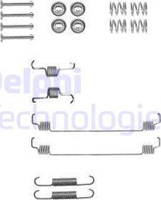 Delphi LY1376 - Piederumu komplekts, Bremžu loki www.autospares.lv