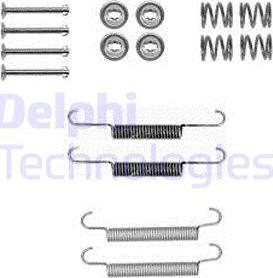 Delphi LY1377 - Piederumu komplekts, Stāvbremzes mehānisma bremžu loks www.autospares.lv