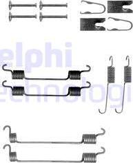 Delphi LY1293 - Piederumu komplekts, Bremžu loki www.autospares.lv