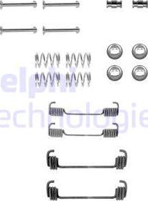 Delphi LY1252 - Piederumu komplekts, Stāvbremzes mehānisma bremžu loks www.autospares.lv