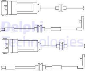 Delphi LZ0145 - Indikators, Bremžu uzliku nodilums www.autospares.lv