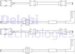 Delphi LZ0148 - Indikators, Bremžu uzliku nodilums www.autospares.lv