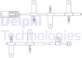 Delphi LZ0164 - Indikators, Bremžu uzliku nodilums www.autospares.lv