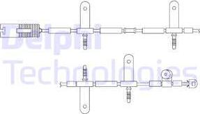 Delphi LZ0165 - Indikators, Bremžu uzliku nodilums www.autospares.lv