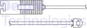 Delphi LZ0119 - Warning Contact, brake pad wear www.autospares.lv