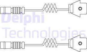 Delphi LZ0111 - Indikators, Bremžu uzliku nodilums www.autospares.lv