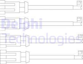 Delphi LZ0189 - Warning Contact, brake pad wear www.autospares.lv