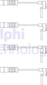 Delphi LZ0120 - Indikators, Bremžu uzliku nodilums autospares.lv