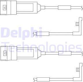 Delphi LZ0123 - Indikators, Bremžu uzliku nodilums www.autospares.lv