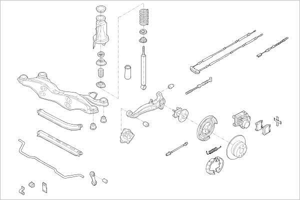 Delphi OE-OPEL-000010059-R - Riteņa piekare www.autospares.lv