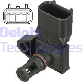 Delphi PS10217 - Sensor, intake manifold pressure www.autospares.lv