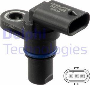 Delphi SS11358 - Sensor, camshaft position www.autospares.lv