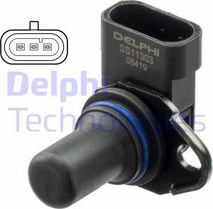 Delphi SS11303 - Devējs, Sadales vārpstas stāvoklis www.autospares.lv