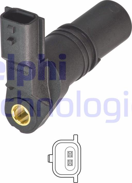 Delphi SS12303-12B1 - Impulsu devējs, Kloķvārpsta www.autospares.lv