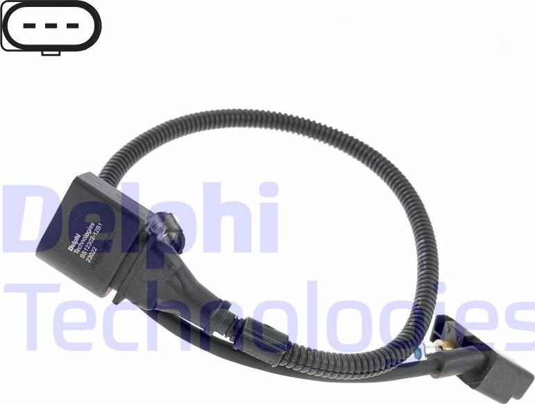 Delphi SS12302-12B1 - Sensor, crankshaft pulse www.autospares.lv