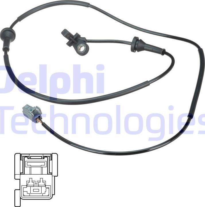 Delphi SS20580 - Devējs, Riteņu griešanās ātrums www.autospares.lv