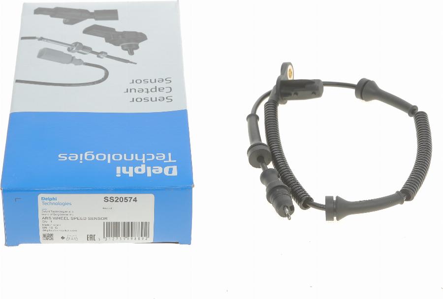 Delphi SS20574 - Devējs, Riteņu griešanās ātrums www.autospares.lv