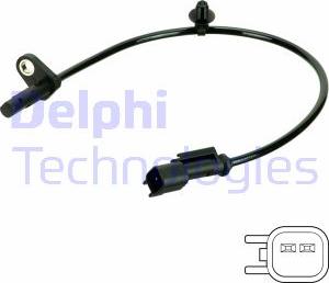 Delphi SS20805 - Devējs, Riteņu griešanās ātrums www.autospares.lv