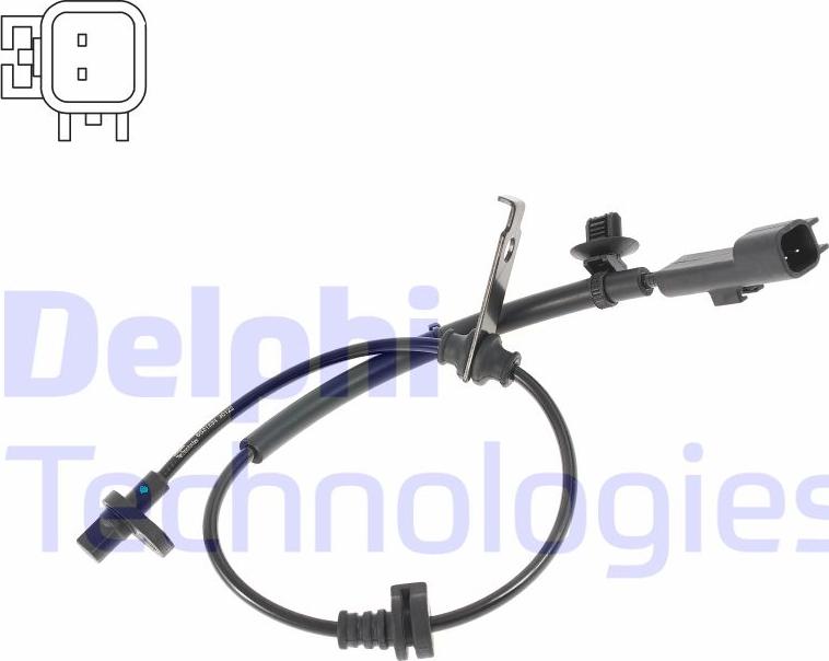 Delphi SS21234-12B1 - Devējs, Riteņu griešanās ātrums www.autospares.lv