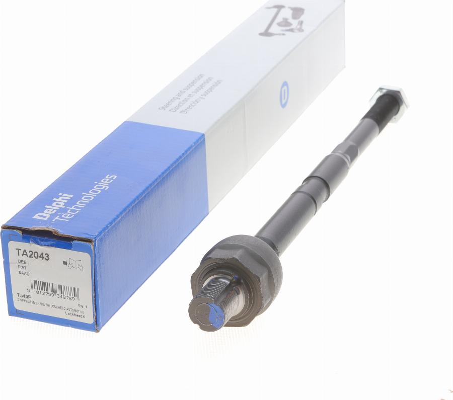 Delphi TA2043 - Inner Tie Rod, Axle Joint www.autospares.lv