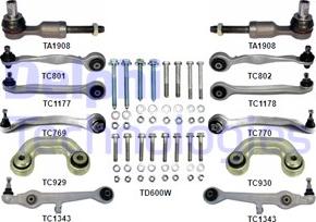 Delphi TC1900KIT-11B1 - Подвеска колеса, комплект www.autospares.lv