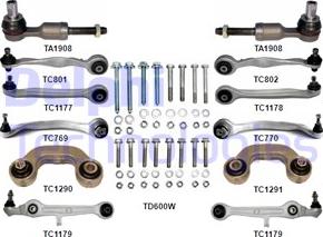 Delphi TC1500KIT-11B1 - Remkomplekts, Neatk. balstiekārtas šķērssvira www.autospares.lv