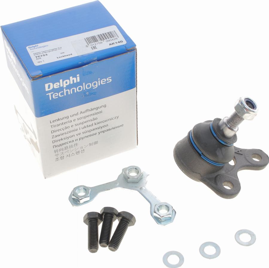 Delphi TC753 - Ball Joint www.autospares.lv