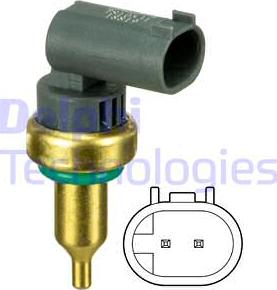 Delphi TS10531 - Sensor, coolant temperature www.autospares.lv