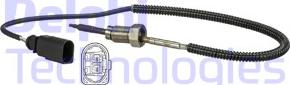 Delphi TS30105 - Датчик, температура выхлопных газов www.autospares.lv