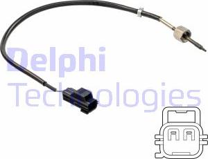 Delphi TS30189 - Devējs, Izplūdes gāzu temperatūra www.autospares.lv