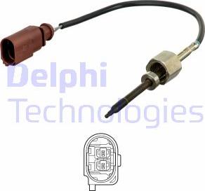 Delphi TS30262 - Devējs, Izplūdes gāzu temperatūra www.autospares.lv