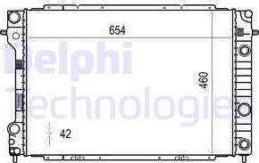 Delphi TSP0524010 - Radiators, Motora dzesēšanas sistēma www.autospares.lv