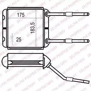 Delphi TSP0525535 - Siltummainis, Salona apsilde www.autospares.lv