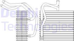 Delphi TSP0525198 - Iztvaikotājs, Gaisa kondicionēšanas sistēma www.autospares.lv