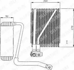 Delphi TSP0525146 - Iztvaikotājs, Gaisa kondicionēšanas sistēma www.autospares.lv