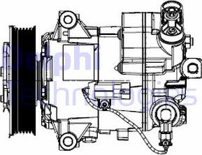 Delphi TSP0155948 - Kompresors, Gaisa kond. sistēma www.autospares.lv