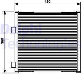 Delphi TSP0225420 - Kondensators, Gaisa kond. sistēma www.autospares.lv