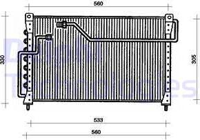 Delphi TSP0225035 - Kondensators, Gaisa kond. sistēma www.autospares.lv