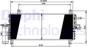 Delphi TSP0225171 - Kondensators, Gaisa kond. sistēma www.autospares.lv