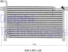 Delphi TSP0225347 - Kondensators, Gaisa kond. sistēma www.autospares.lv